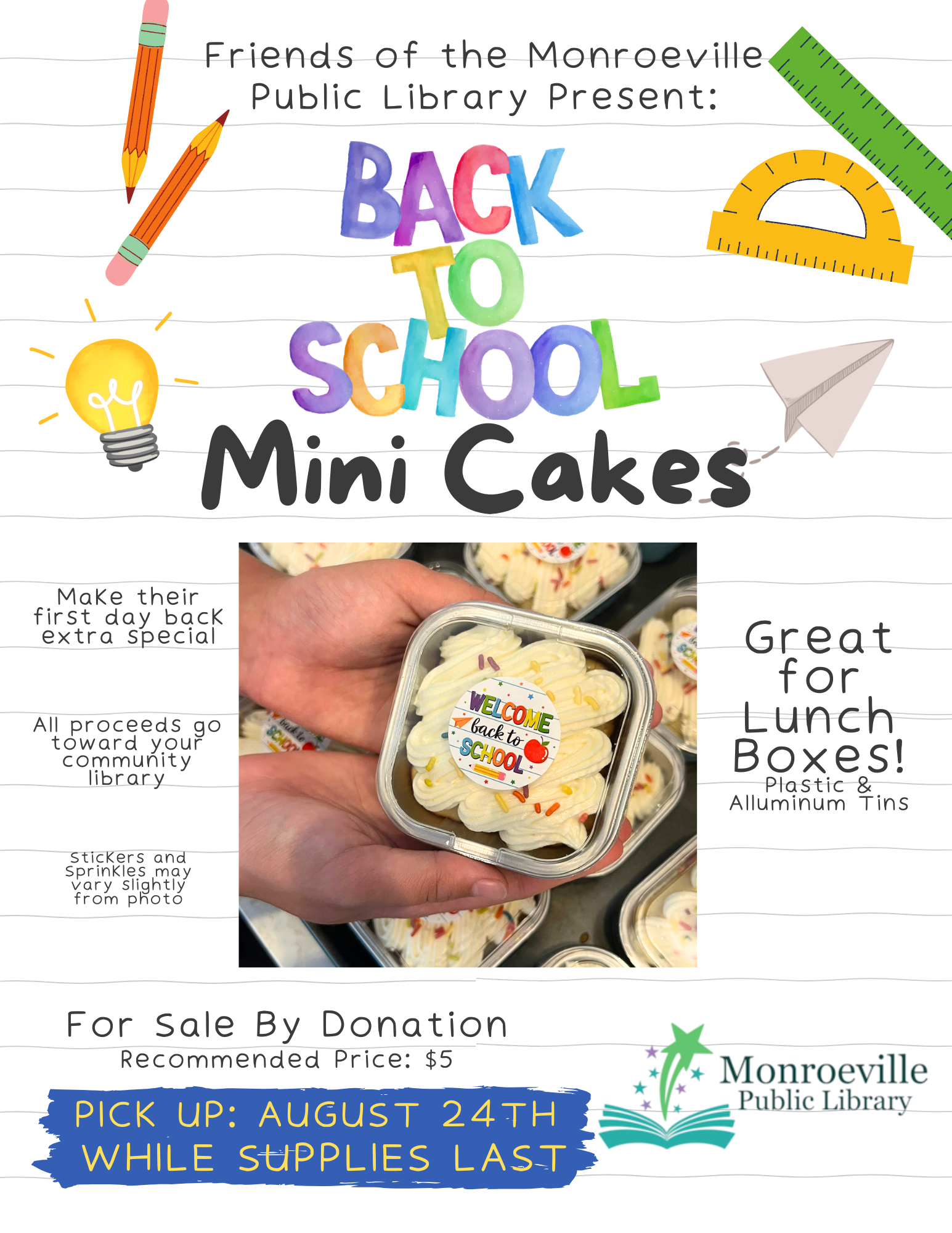 mini cake flier